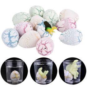 4Pcs Random Color Dinosaur Eggs Easter Dinosaur Eggs Hatching Dino Egg Grow In Water Crack With Assorted Color Hunting Game Easter Basket Stuffer