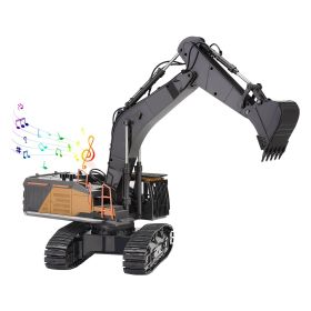 Remote Control Excavator Toy 22 Channel 1:14 Scale RC Excavator Digger for Kids