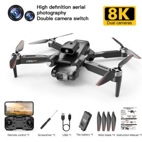 LF632 Dual Electric Drone (Color: Black)