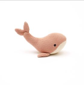 Handmade Whale Plush Toy, Peach Color Pattern (Option: Peach)