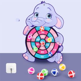 Spot Wholesale Children's Sticky Ball Dart Board Cartoon Fun Dart Board Plus Velvet A Variety Of Creative Cartoon (Option: C1)