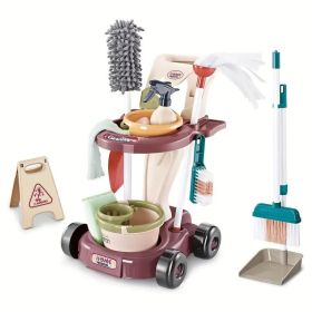 Cleaning Tool Set Includes Vacuum Cleaner, Battery Not Included (Option: Multicolor)