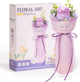 ROBOTIME Flower 3D Puzzle Model Kits Puzzles For Adults To Build Artificial Flowers For Home Bedroom Living Room Decor, Gifts For Women Valentine (Option: AF021)