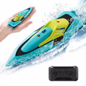4DRC S5 Blue Green Remote Controlled Ship, Logistics Randomly Sent By UPS, USPS, FEDEX, Banned Platform Temu (Option: Blue Green)