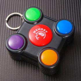 1PC Portable Mini Memory Game Console 4 In 1 Brain Training Toy For All Ages Enhance Memory And Reaction Ideal For Travel Home School (Option: 1pcs)
