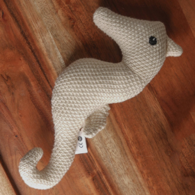 Handmade Cotton Knitted Soft Plush Toy (Option: Seahorse)