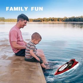 4DRC S5 RC Ship, Used For Swimming Pools And Lakes, Logistics Randomly Sent By UPS, USPS, FEDEX, Banned Platform Temu (Color: Red)