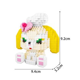 25 Disney Mickey Mouse Mini Building Blocks Minnie Stitch Alien Miniature Building Block Toy Christmas Gift (Color: jm7151, size: WITH BOX)