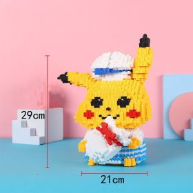 Pokemon Compatible Building Blocks Pikachu Toy Fire Dragon Fat Ding DIY Diamond Blocks And Pokemon Brick Toy Gifts (Color: 8699, size: WITH BOX)