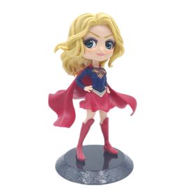 Disney Q Posket Marvel Superhero Characters Movable Image Frozen Aisha Anna and Spiderman Character Model Party Decoration Gif (Color: Z, size: 13CM)