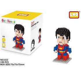 Disney Block Cartoon Anime Marvel Avengers Superhero Iron Man Captain America Spider Toy DIY Building Bouwstenen Speelgoed (Color: 022, size: WITH BOX)