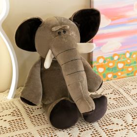 35cm Jungle Animal Plush Toy Tiger Doll Monkey Giraffe Doll Lion Kindergarten Gift Girl Doll (Color: 18, Height: 25cm)