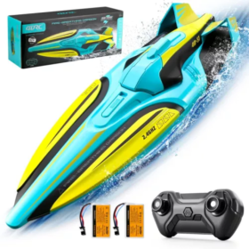 4DRC S1 RC Boat Remote Control Boat For Children And Adults 20 ,MPH Racing Boat 2.4GHz, Gift For Children And Adults, Banned Platform Temu (Option: 4DRC S1)