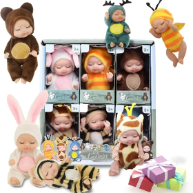6pcs Princess Doll Gift Box, Perfect Birthday And Holiday Gift, Christmas , Halloween Gift For Girls (Option: 6PCS)